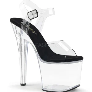 Acrylique 18 cm Pleaser RADIANT-708 Plateforme Chaussures Talon Haut