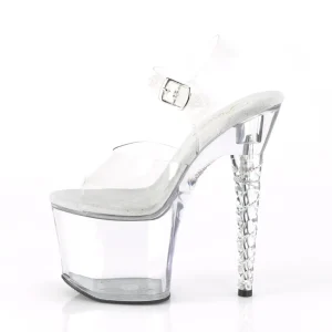 Acrylique 18 cm Pleaser UNICORN-708RSH Plateforme Chaussures Talon Haut