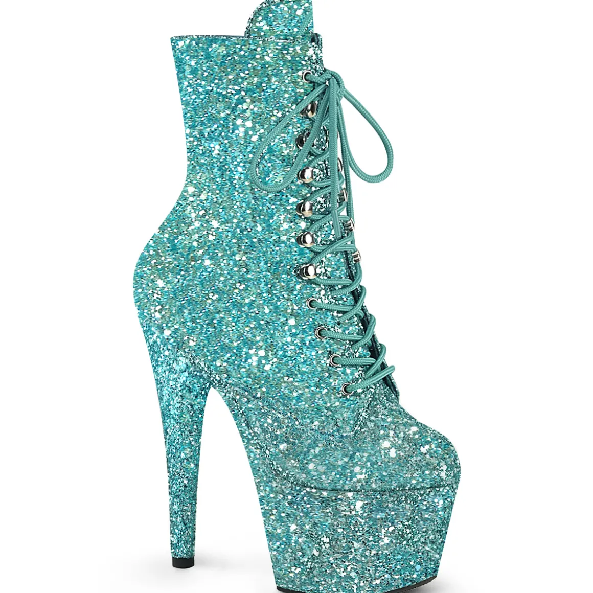 adoregwr__cm_bottine_talo_0-4.webp ADORE-1020GWR 18 cm bottine talon haut femme pleaser glitter turquoise