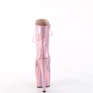 ADORE-1020HG - 18 cm bottine talon haut femme pleaser hologramme rose