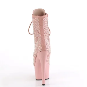 ADORE-1020RM 18 cm bottine talon haut femme pleaser strass rose