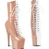 ADORE-1040TT 18 cm bottine talon haut femme pleaser blush blanc