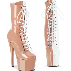 ADORE-1040TT 18 cm bottine talon haut femme pleaser blush blanc