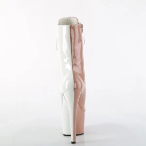 ADORE-1040TT 18 cm bottine talon haut femme pleaser blush blanc
