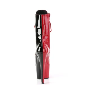 ADORE-1040TT 18 cm bottine talon haut femme pleaser noir rouges