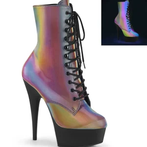 Arc en ciel 15 cm DELIGHT-1020REFL bottines pole dance