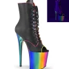 Arc en ciel 20 cm FLAMINGO-1021RC-02 bottines pole dance