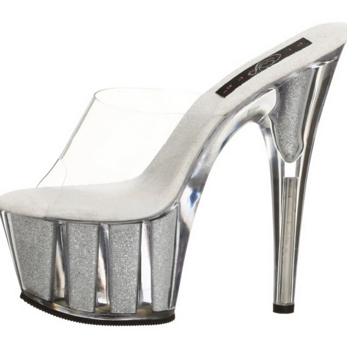 argent__cm_adoreg_etincel_1.webp Argent 18 cm ADORE-701G Etinceler Plateforme Mules Hautes