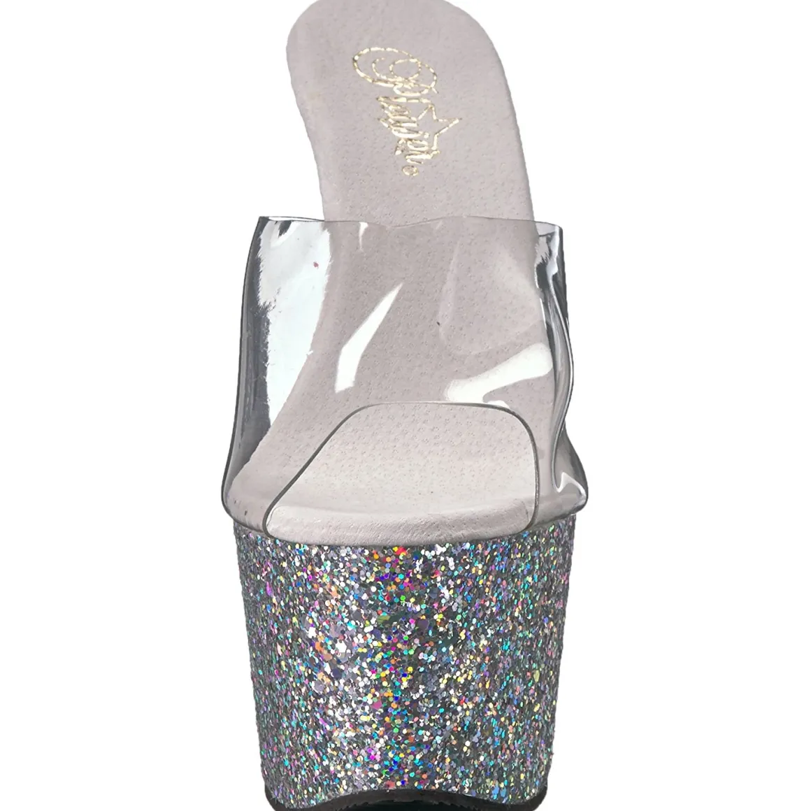 argent__cm_adorelg_etince_3.webp Argent 18 cm ADORE-701LG etincelle plateforme mules talons hauts