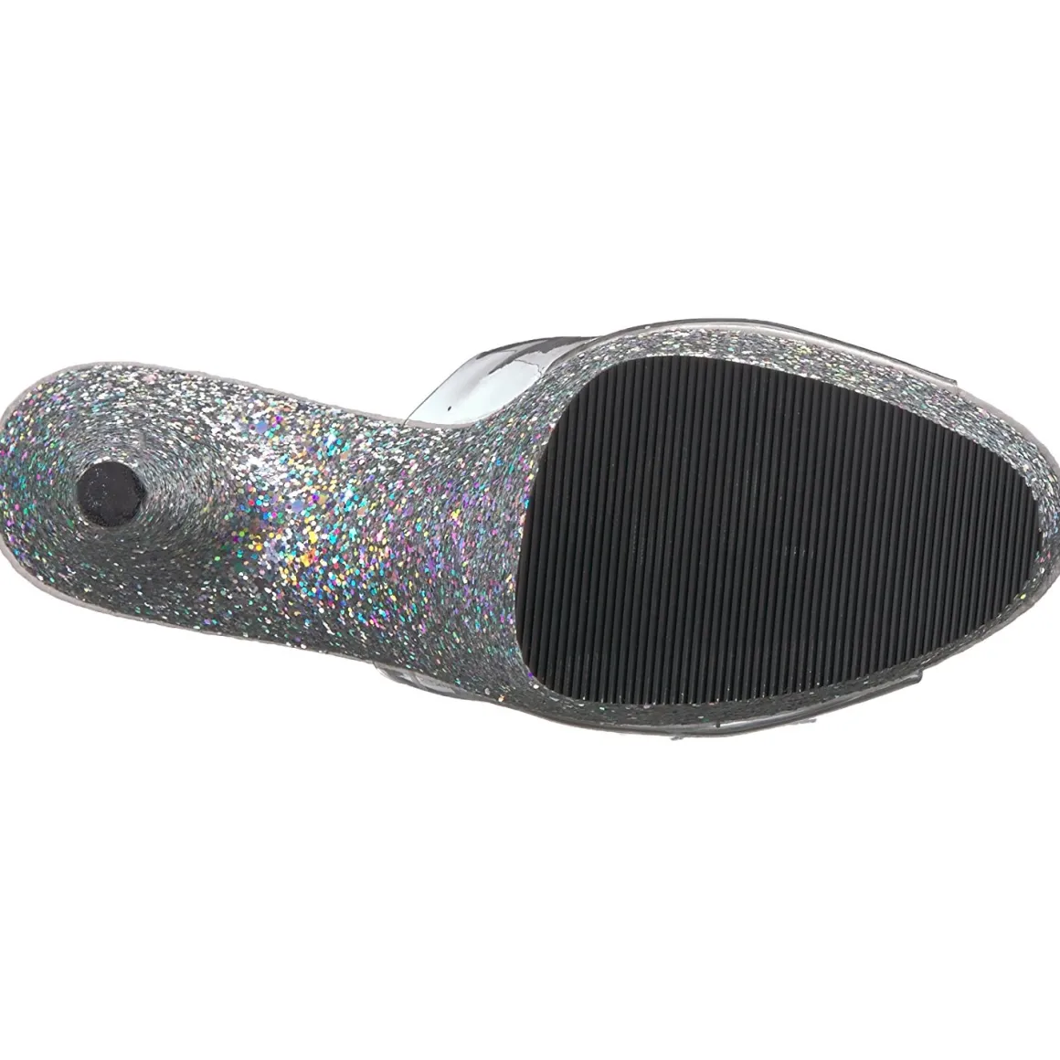 argent__cm_adorelg_etince_8.webp Argent 18 cm ADORE-701LG etincelle plateforme mules talons hauts