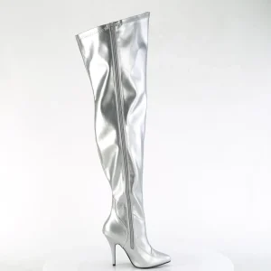 Argent 13 cm cuissardes mollets larges et cuisses rondes élastiquées pour hommes