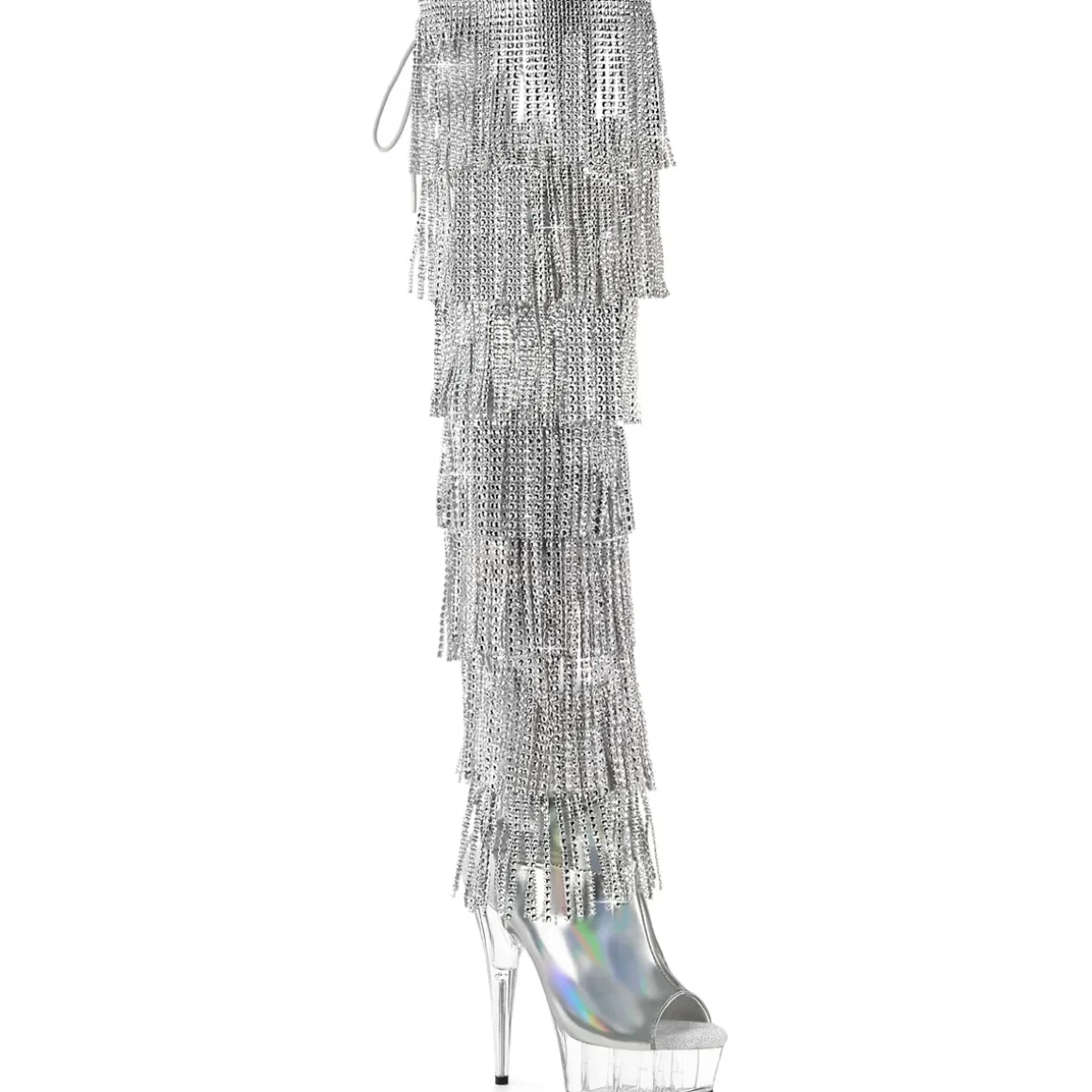 argent__cm_delight_exotic_0.webp Argent 15 cm DELIGHT exotic botte overknee plateforme frangees strass