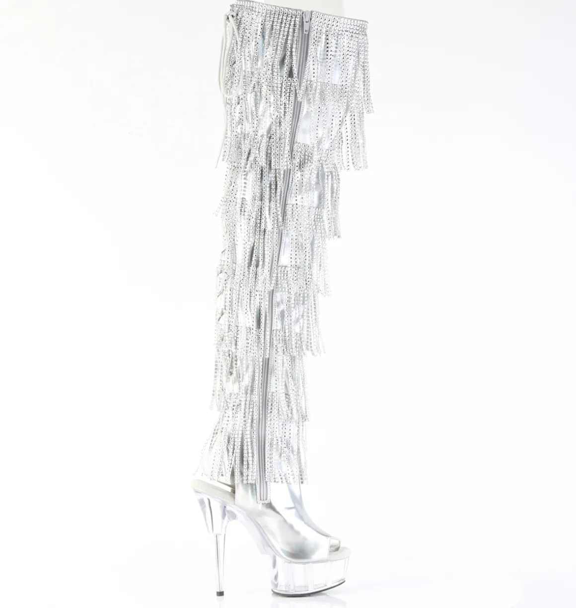 argent__cm_delight_exotic_4.webp Argent 15 cm DELIGHT exotic botte overknee plateforme frangees strass