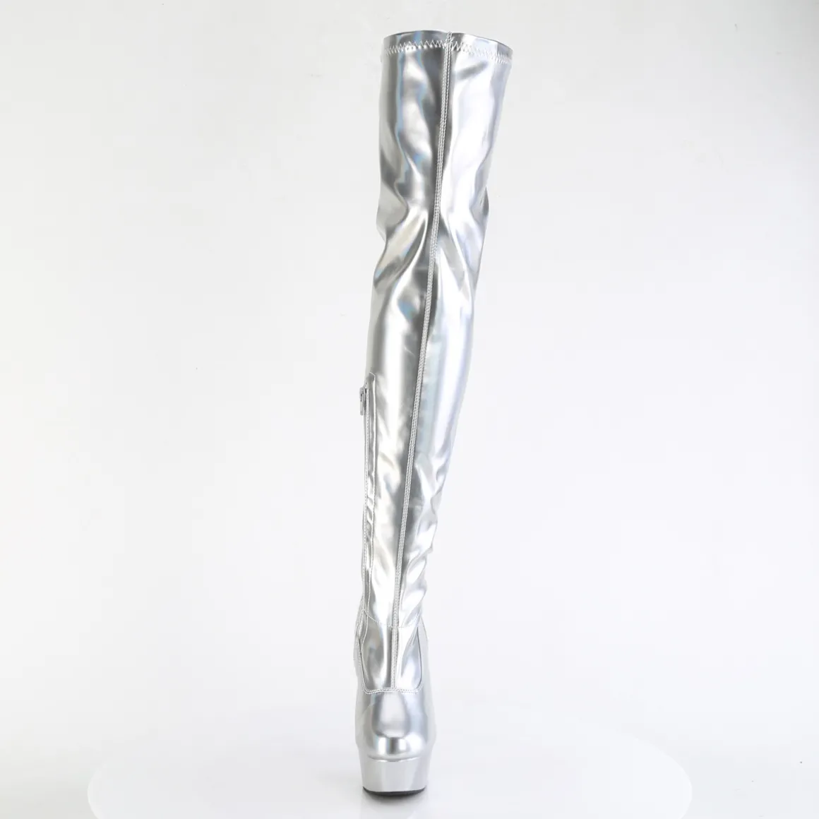 argent__cm_delighthwr_hol_1.webp Argent 15 cm DELIGHT-3000HWR Hologramme bottes overknee plateforme de pole dance
