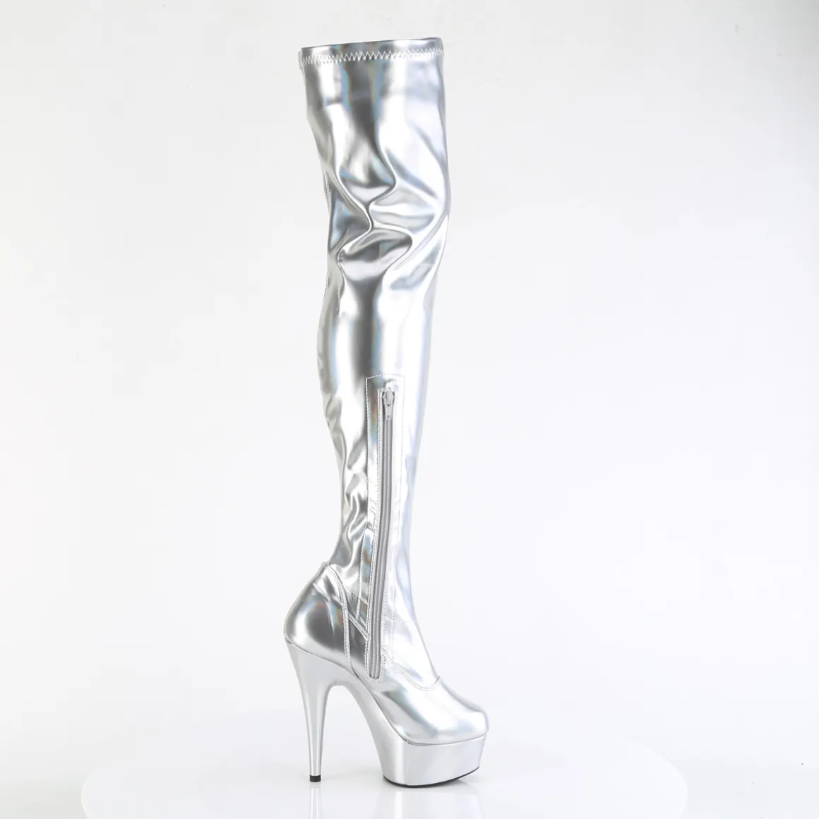 argent__cm_delighthwr_hol_4.webp Argent 15 cm DELIGHT-3000HWR Hologramme bottes overknee plateforme de pole dance