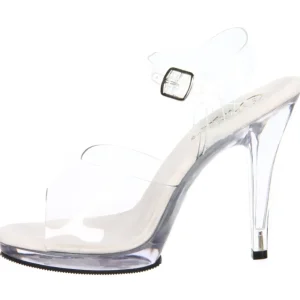 Argent 11,5 cm FLAIR-408 chaussures travesti