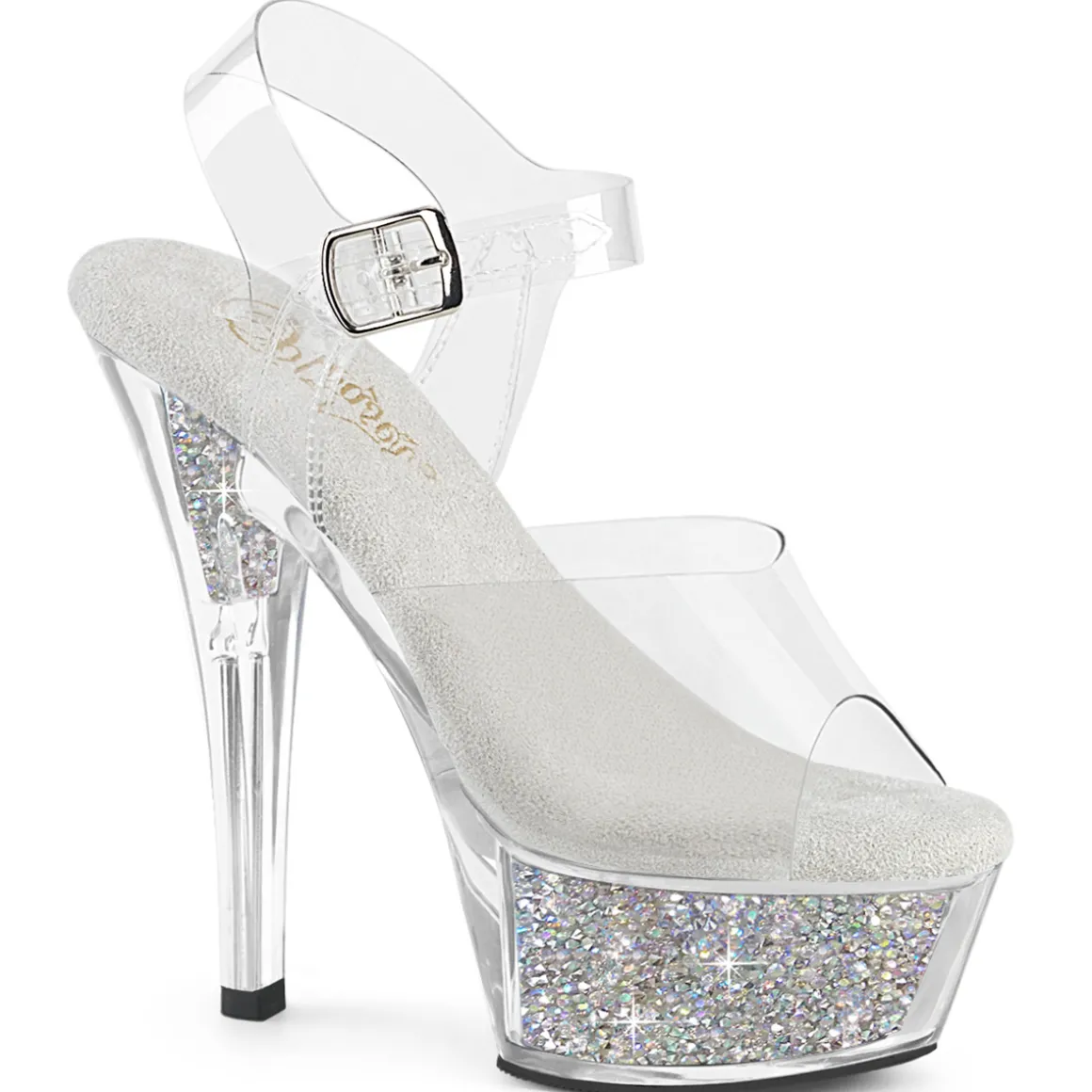 argent__cm_kissrsi_chauss_0.webp Argent 15 cm KISS-208RSI chaussures à talons strass transparent plateforme