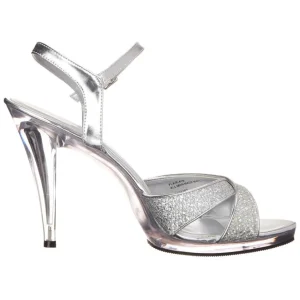 Argent Etincelle 12 cm FLAIR-419G Talon Haut pour Hommes