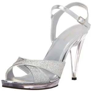 Argent Etincelle 12 cm FLAIR-419G Talon Haut pour Hommes