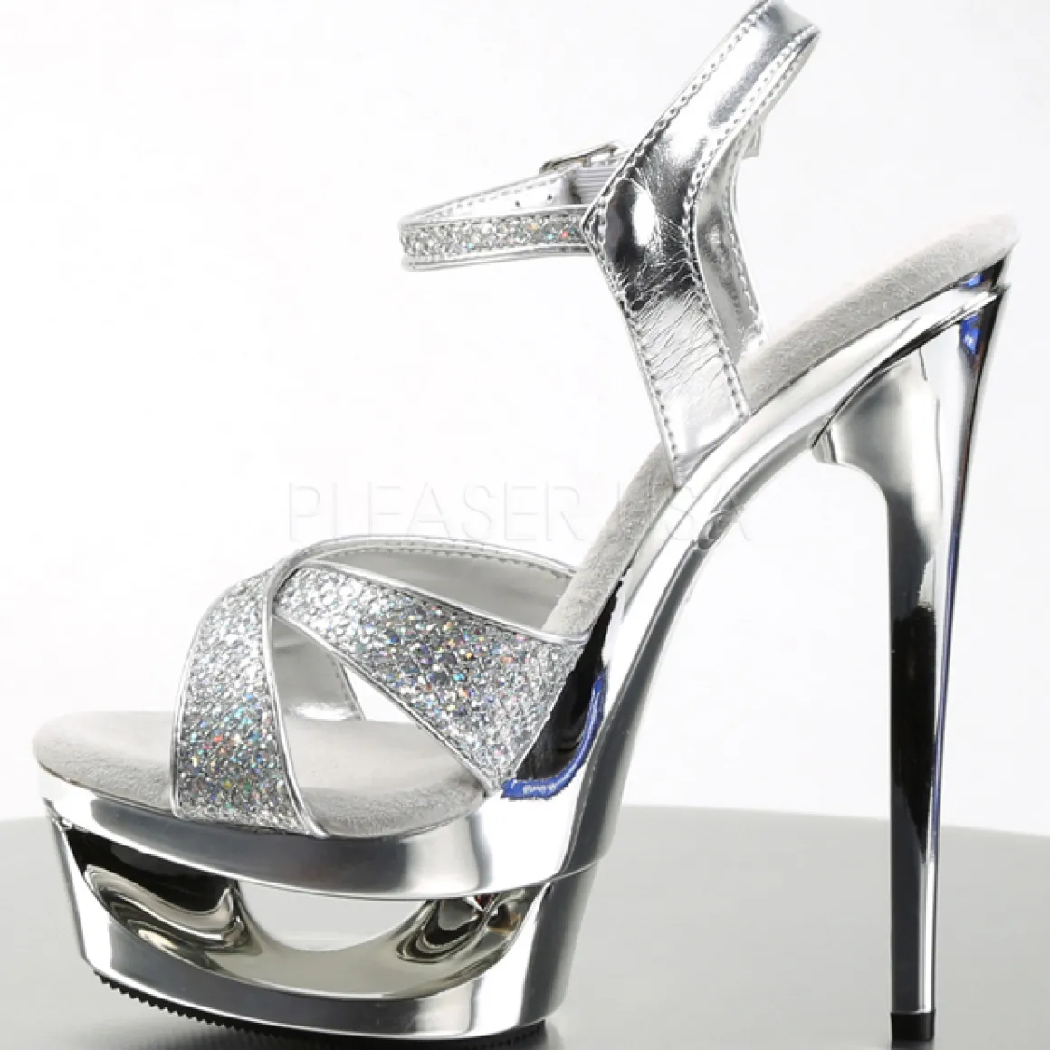 argent_etincelle__cm_plea_1.webp Argent Etincelle 16,5 cm Pleaser ECLIPSE-619G Chaussures Stilettos