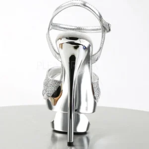 Argent Etincelle 16,5 cm Pleaser ECLIPSE-619G Chaussures Stilettos