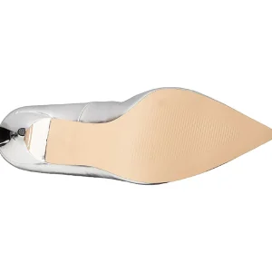 Argent Mat 10 cm CLASSIQUE-20 escarpins à talon aiguille bout pointu
