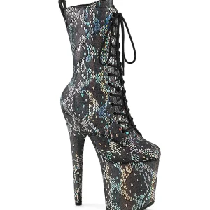 Argent motif serpent 20 cm 1040SPF exotic bottines de pole dance
