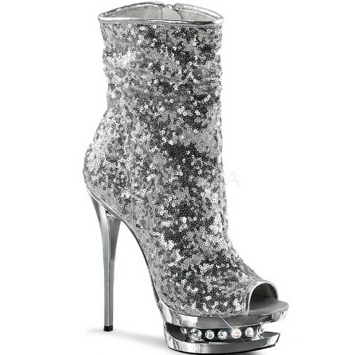 argent_paillettes__cm_blo_0.webp Argent Paillettes 15,5 cm BLONDIE-R-1008 Plateforme Bottines Femmes