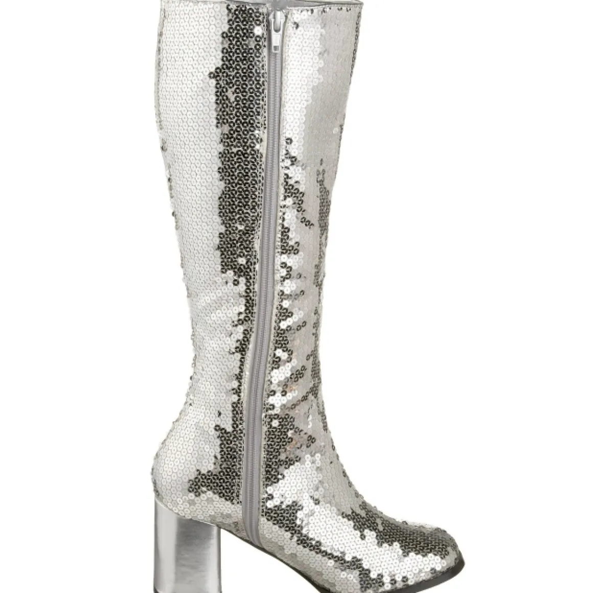 argent_paillettes__cm_spe_2.webp Argent Paillettes 8 cm SPECTACUL disco bottes à talon carré années 70