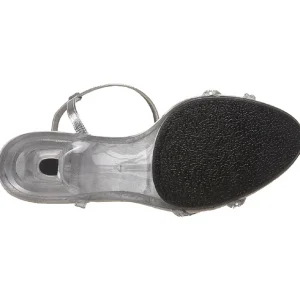 Argent pierre strass 8 cm BELLE-316 chaussures travesti
