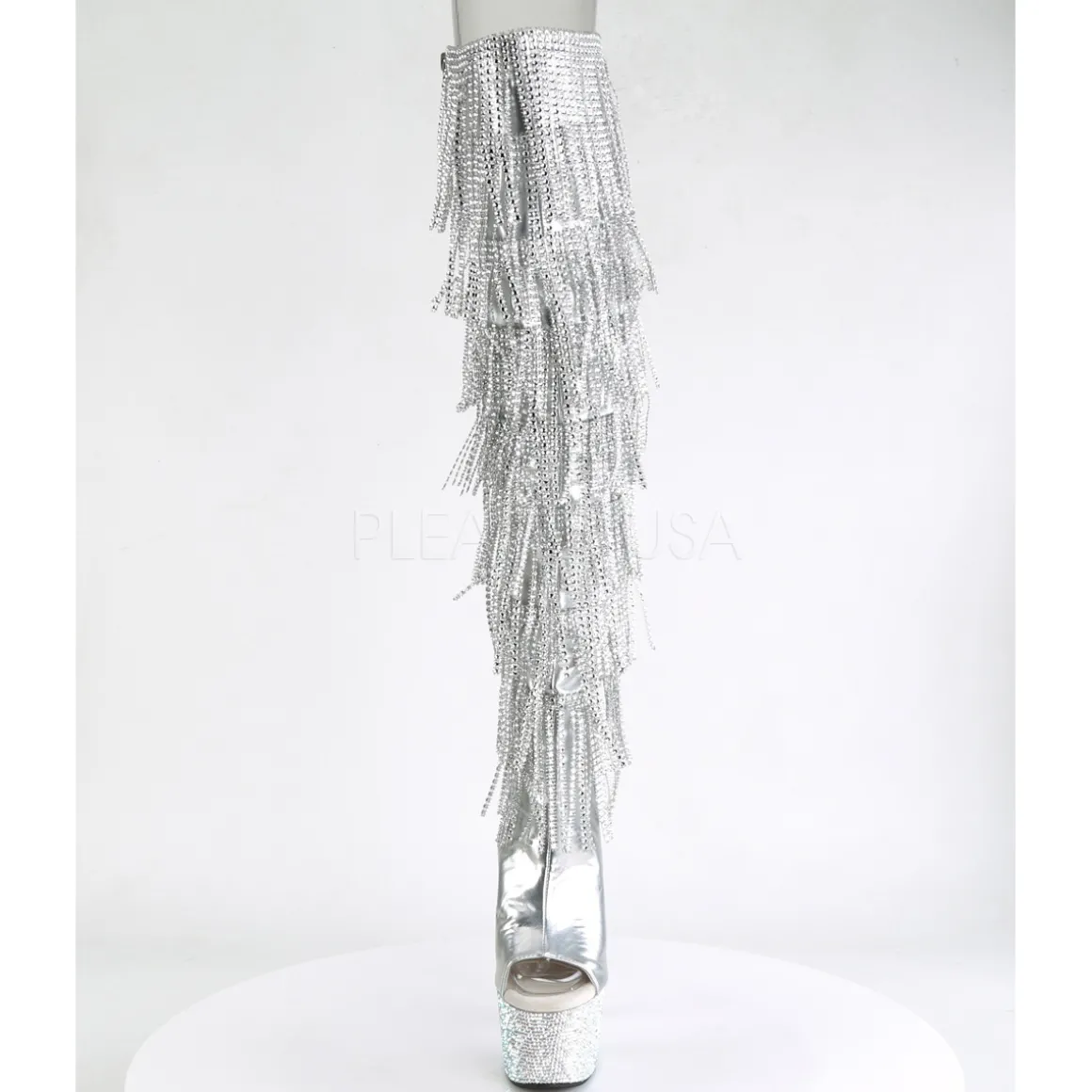 argent_similicuir__cm_bej_3.webp Argent Similicuir 18 cm BEJRSF-7 bottes a frangees pour femmes a talon
