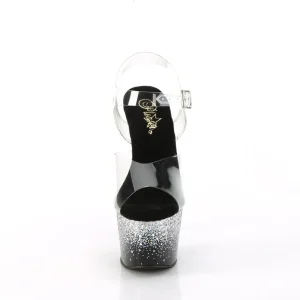 Argentés 18 cm ADORE-708SS etincelle sandales avec plateforme
