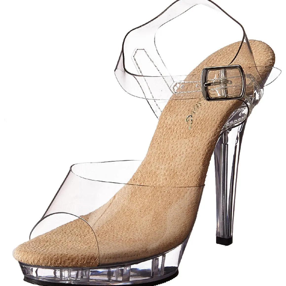 beige_transparent__cm_lip_5.webp Beige Transparent 13 cm LIP-108 Plateforme Chaussures Talon Haut