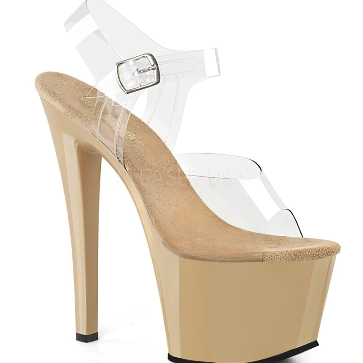 beige_transparent__cm_sky_0.webp Beige Transparent 18 cm SKY-308 Plateforme Haut Talon