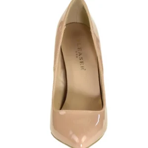Beige Verni 13 cm SEXY-20 escarpins à talon aiguille bout pointu