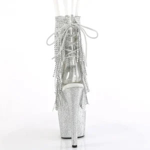 BEJ-1017RSF-7 - 18 cm bottine talon haut femme pleaser strass transparentes