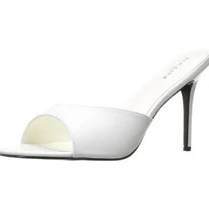 Blanc 10 cm CLASSIQUE-01 mules talons hauts