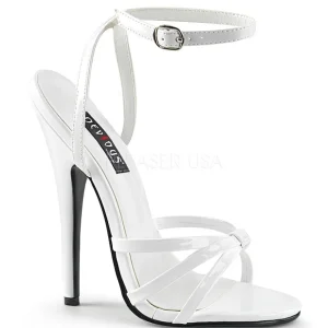 Blanc 15 cm DOMINA-108 chaussures fetish à talons