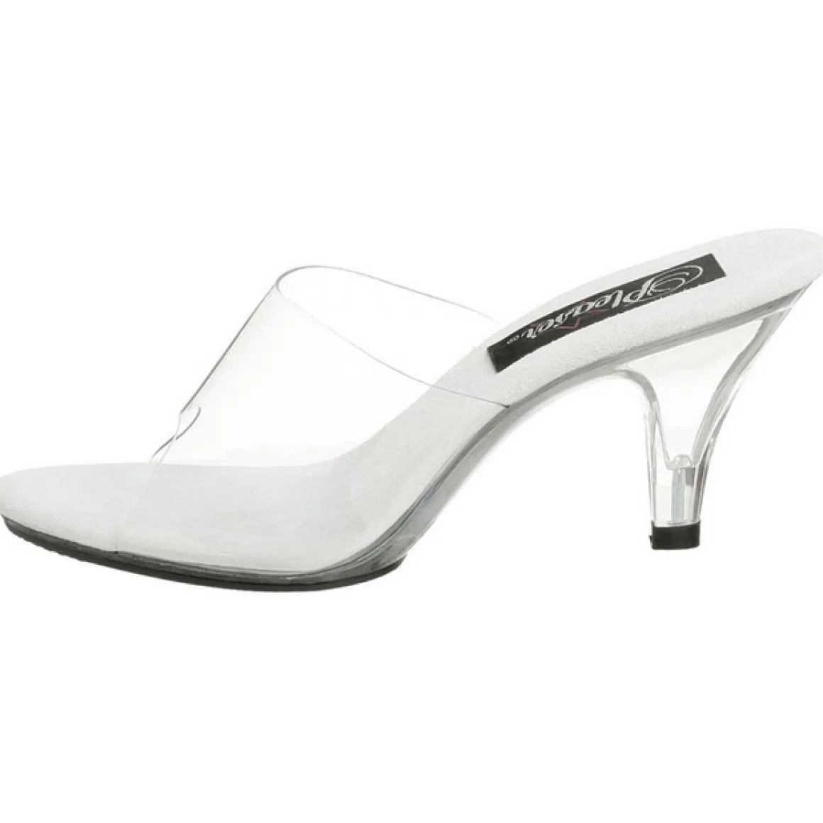 blanc_transparent__cm_bel_1.webp Blanc Transparent 8 cm BELLE-301 Mules Talons Hauts