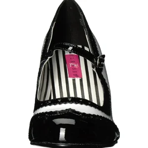 Blanc Verni 7,5 cm JENNA-06 grande taille escarpins femmes