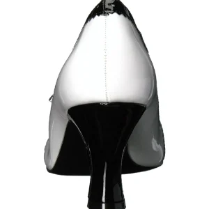 Blanc Verni 7,5 cm JENNA-06 grande taille escarpins femmes