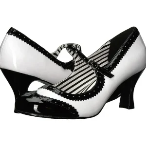 Blanc Verni 7,5 cm JENNA-06 grande taille escarpins femmes