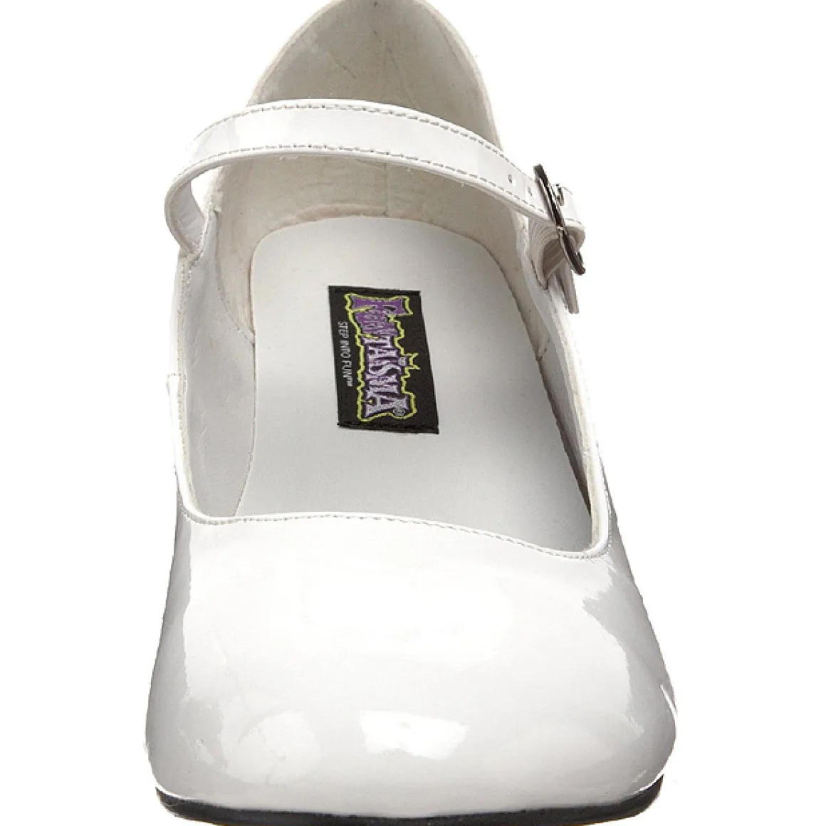 blanc_verni__cm_schoolgir_3.webp Blanc Verni 5 cm SCHOOLGIRL-50 Chaussures Escarpins Classiques