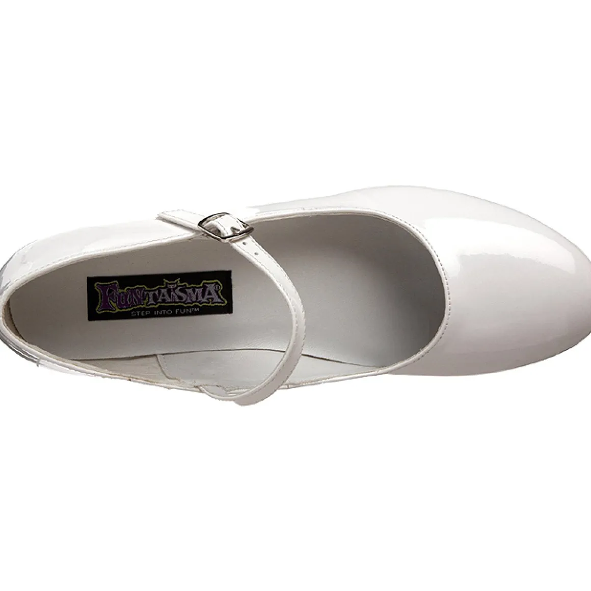 blanc_verni__cm_schoolgir_5.webp Blanc Verni 5 cm SCHOOLGIRL-50 Chaussures Escarpins Classiques