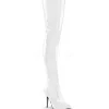 Blanc Verni 13 cm SEDUCE-3010 bottes overknee femme
