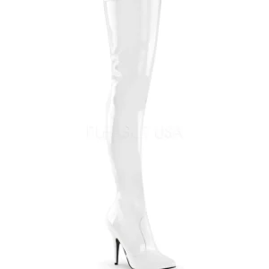 Blanc Verni 13 cm SEDUCE-3010 bottes overknee femme