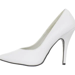 Blanc Verni 13 cm SEDUCE-420V Escarpins Talons Aiguilles Hommes
