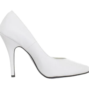 Blanc Verni 13 cm SEDUCE-420V Escarpins Talons Aiguilles Hommes
