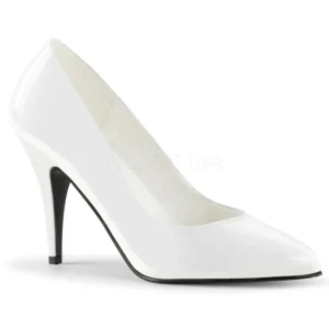 Blanc Verni 10 cm VANITY-420 escarpins à bout pointu