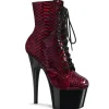 Bordo motif serpent 18 cm ADORE-1020SP exotic bottines de pole dance